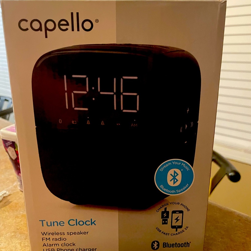 Alarm charger blue tooth
